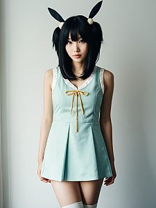 Realistic Cosplay Woman Wearing Momo Hinamori Costume
