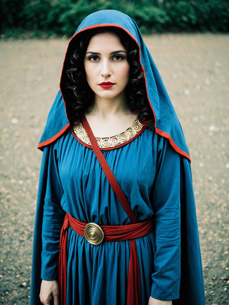 Realistic Medea Caster Cosplay Costume Woman Portrait