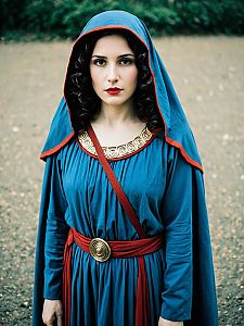 Realistic Medea Caster Cosplay Costume Woman Portrait
