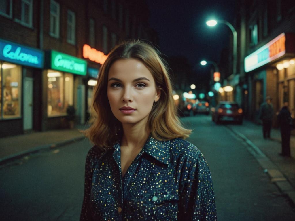 Youth Fashion on Serene Dusk Street