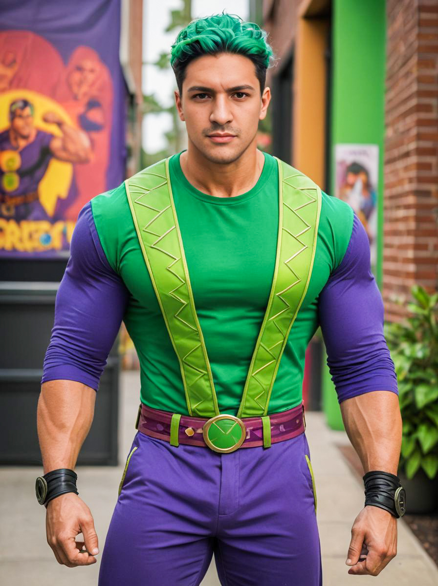 Doc Samson Cosplay in Urban Setting