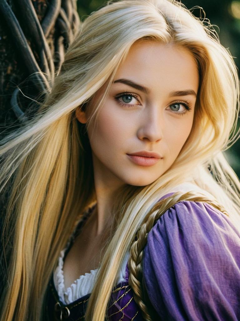 Portrait of a Young Woman in Medieval Costume