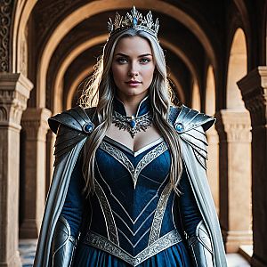 Regal Fairy Princess in Armor