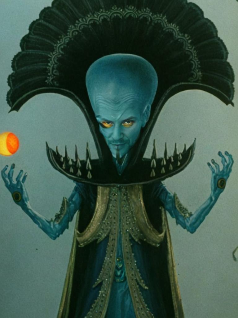 Artistic Megamind Character Representation