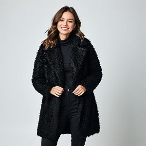 Woman in Black Teddy Coat Fashion Winter Outfit llbfhcdgh47vnvvz