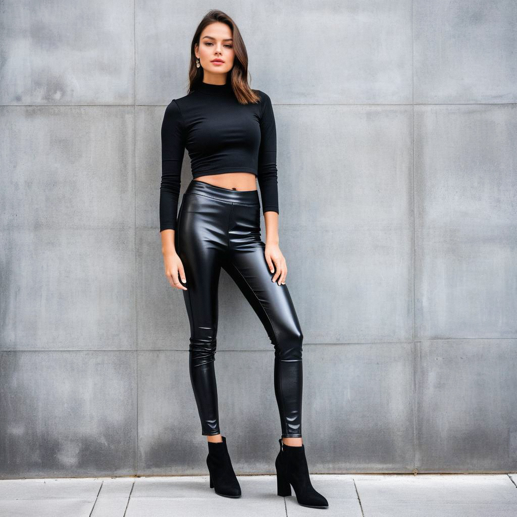 Confident Woman in Urban Fashion