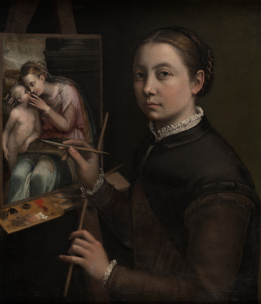 Sofonisba Anguissola Self-Portrait at Easel