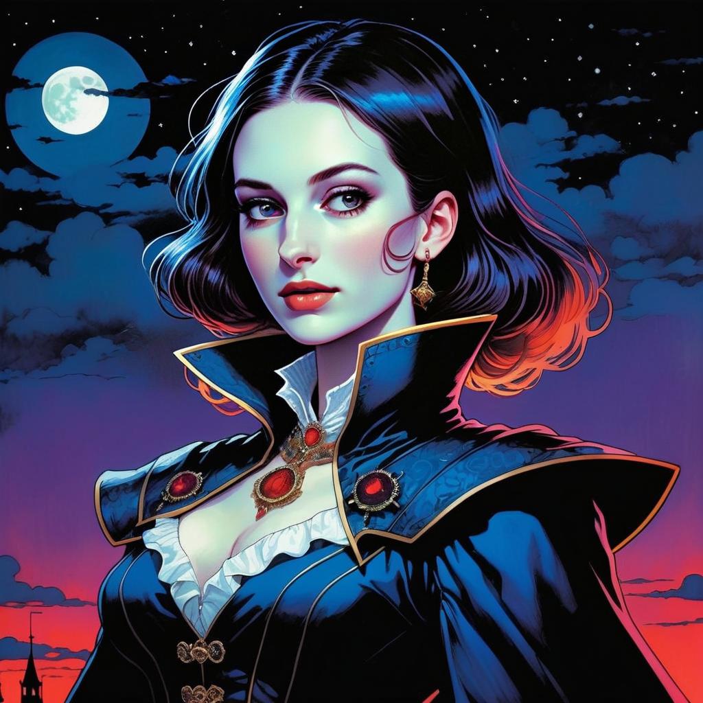 Regal Woman in Twilight - Fantasy Art Regal Woman in Twilight - Fantasy Art