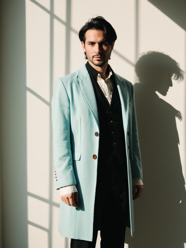 Man Wearing Magician Costume Cosplay Inspired by The House of the Dead