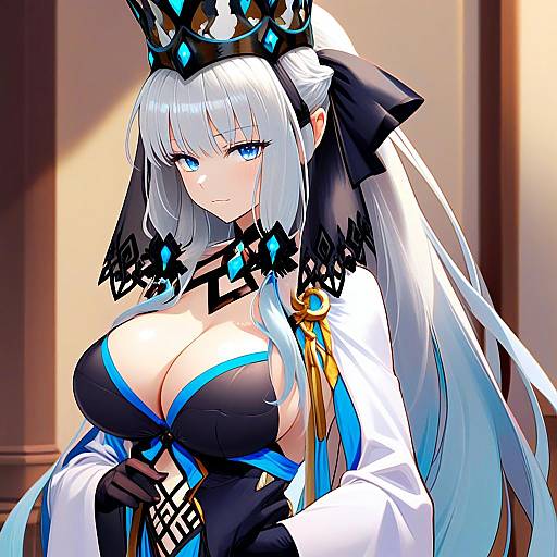 Morgan le Fay Queen of Winter Fate Anime Illustration