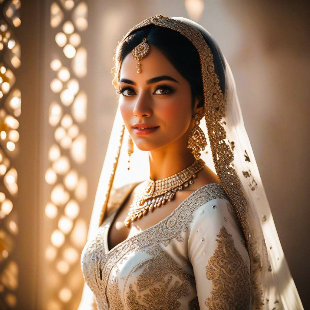 South Asian Bride in Traditional Attire