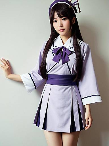 Realistic Nozomi Tojo Cosplay Woman in Anime Costume