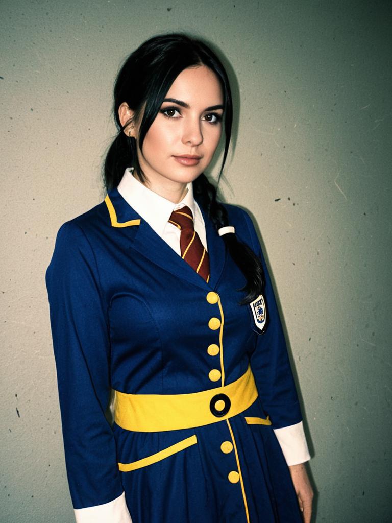 Realistic Liltotto Lampard Cosplay Woman Character Portrait