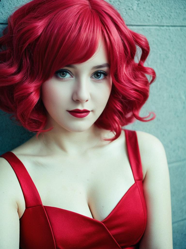 Portrait of a Young Woman with Red Hair