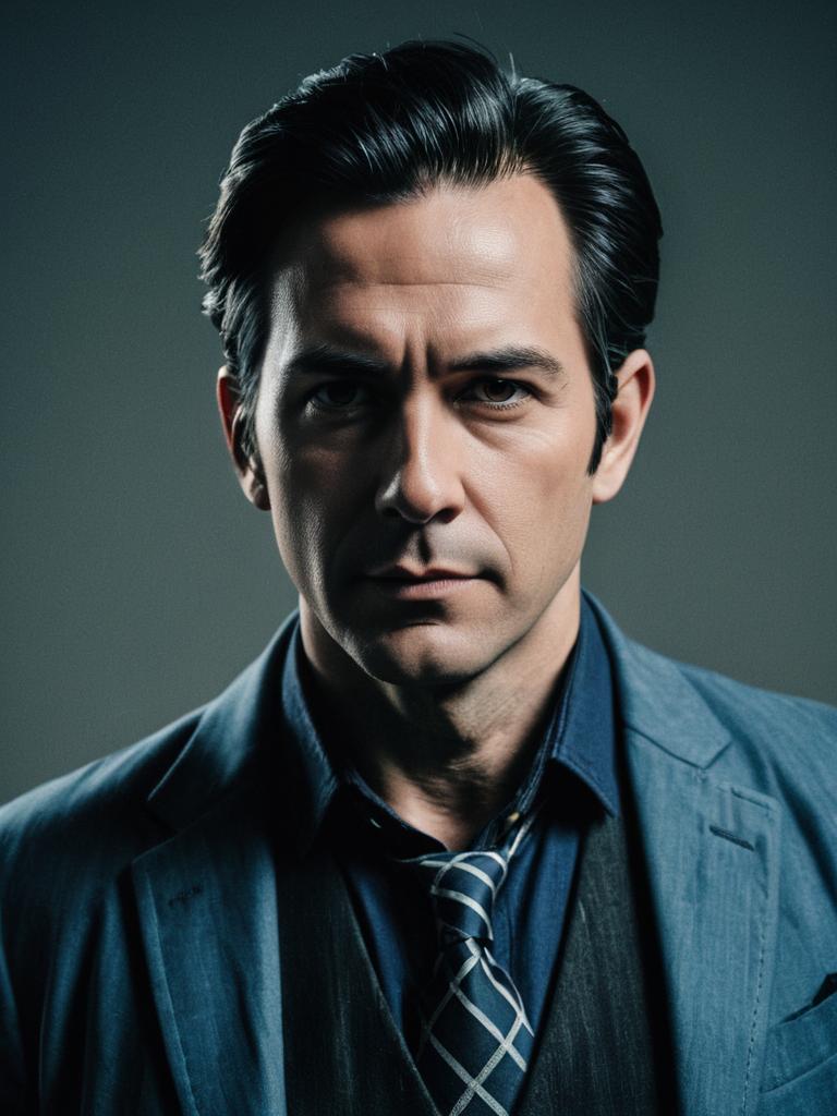 Man in Anya Forger Cosplay Photorealistic Detailed Studio Portrait