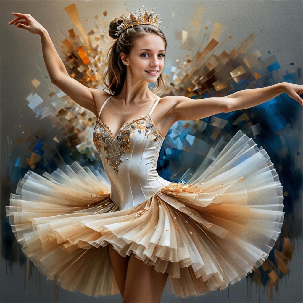 Graceful Ballerina in Elegant Tutu