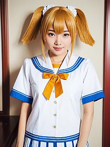 Realistic Misuzu Kunio Kun Costume Cosplay Woman in Sailor School Uniform