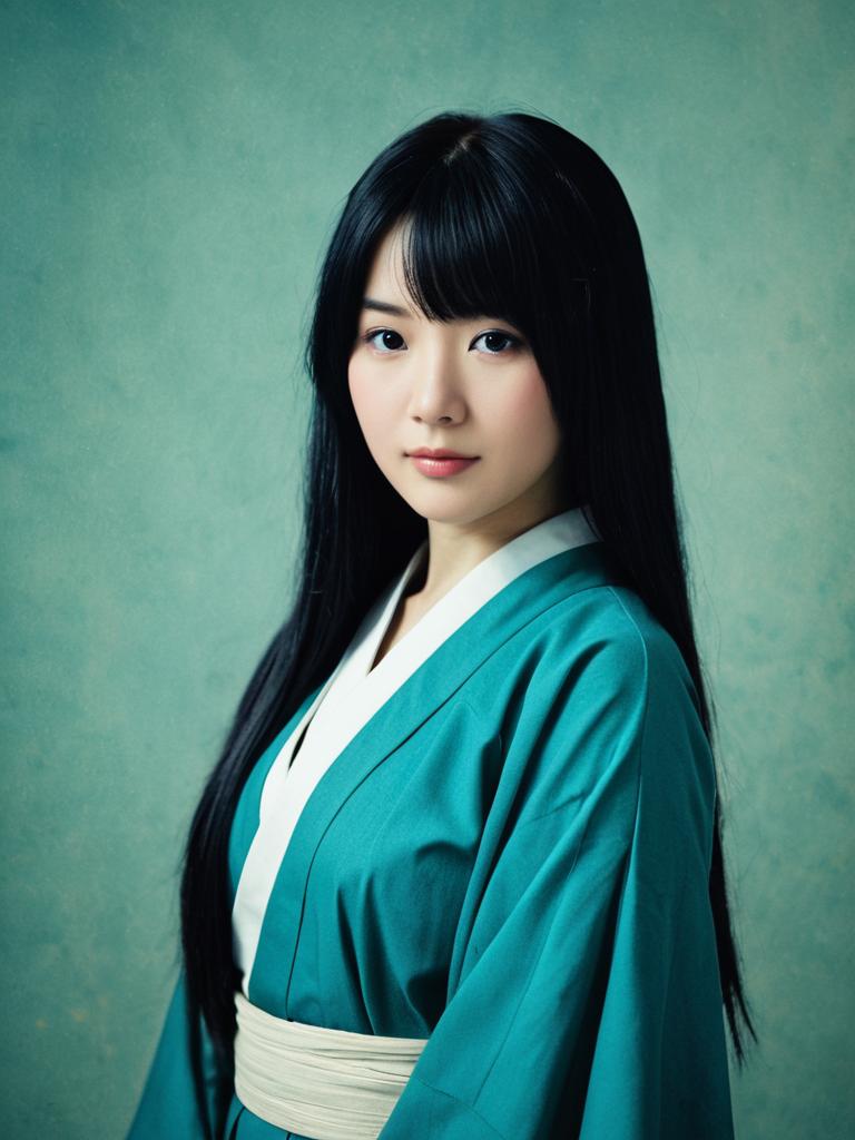 Realistic Retsu Unohana Cosplay Woman Portrait