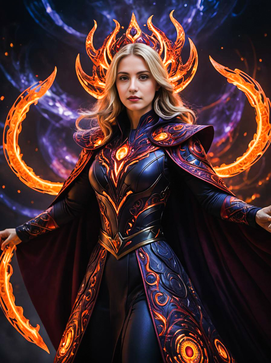 Stunning Dormammu Costume with Intricate Details