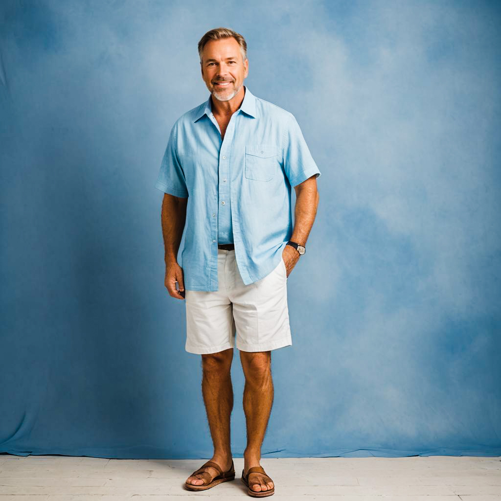 Man in Casual Summer Outfit