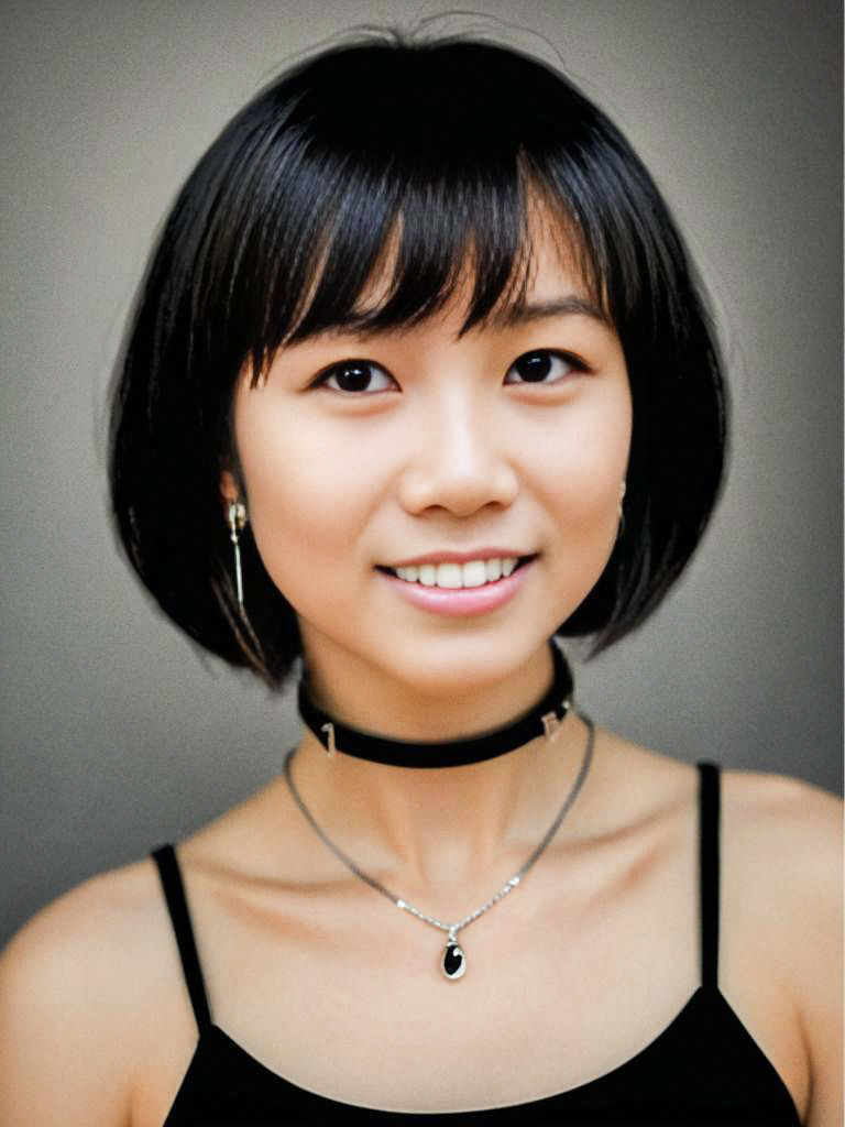 Confident Young Woman with Bob Haircut