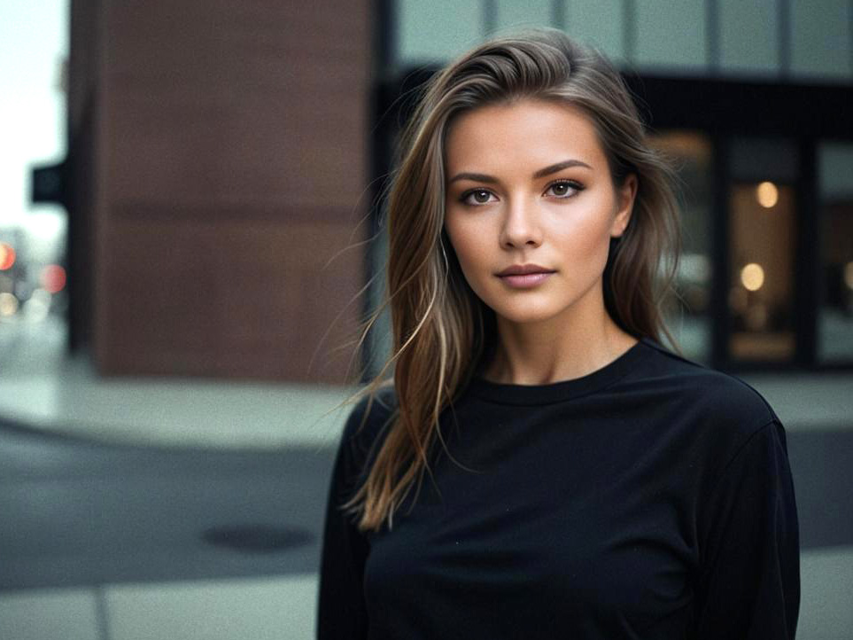 Stylish Woman in Urban Setting