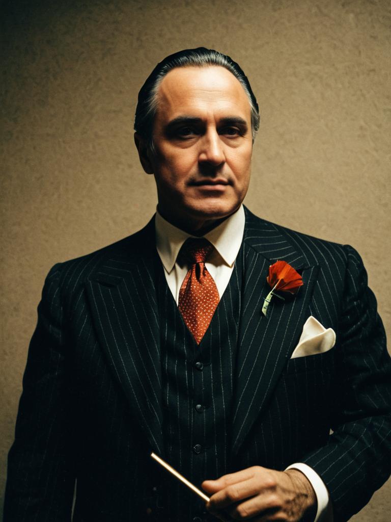 Man in Godfather Costume Professional Cosplay Editorial Photography