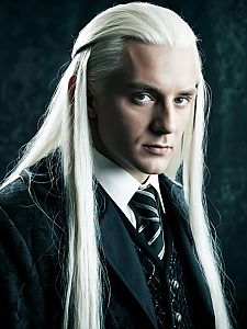 Man in Harry Potter Lucius Malfoy Costume Photorealistic Portrait
