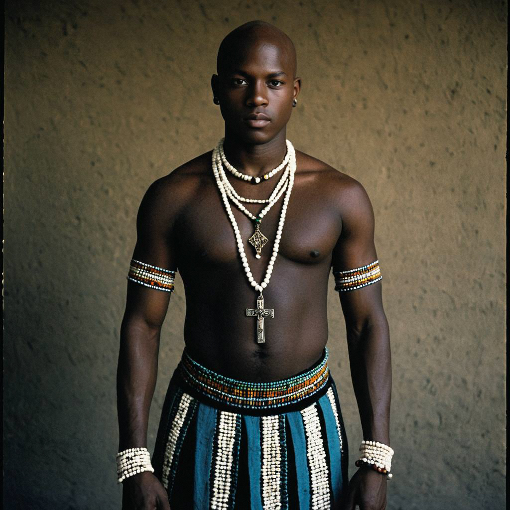 Confident South African Man in Traditional Attire
