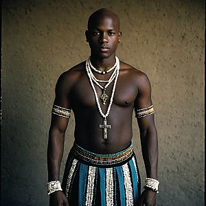 Confident South African Man in Traditional Attire