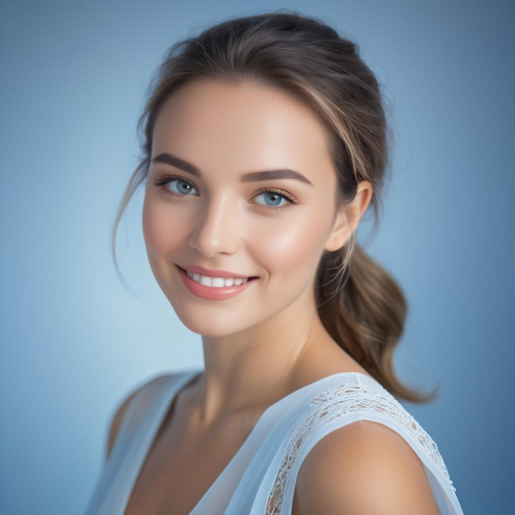 Young Woman with Radiant Smile