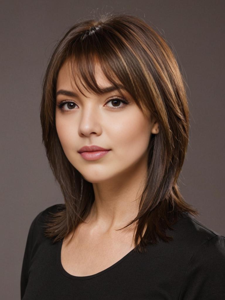 Stylish Layered Haircut Woman