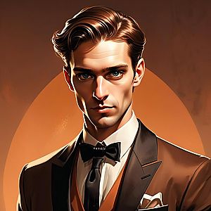Sharp Dressed Man in Formal Suit