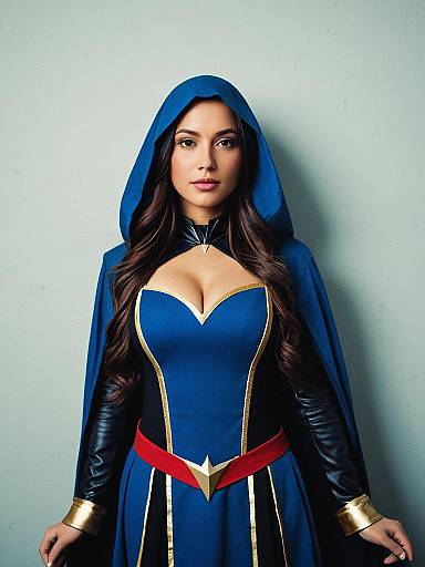 Woman in Mariah Mallad Costume Cosplay Editorial Photography