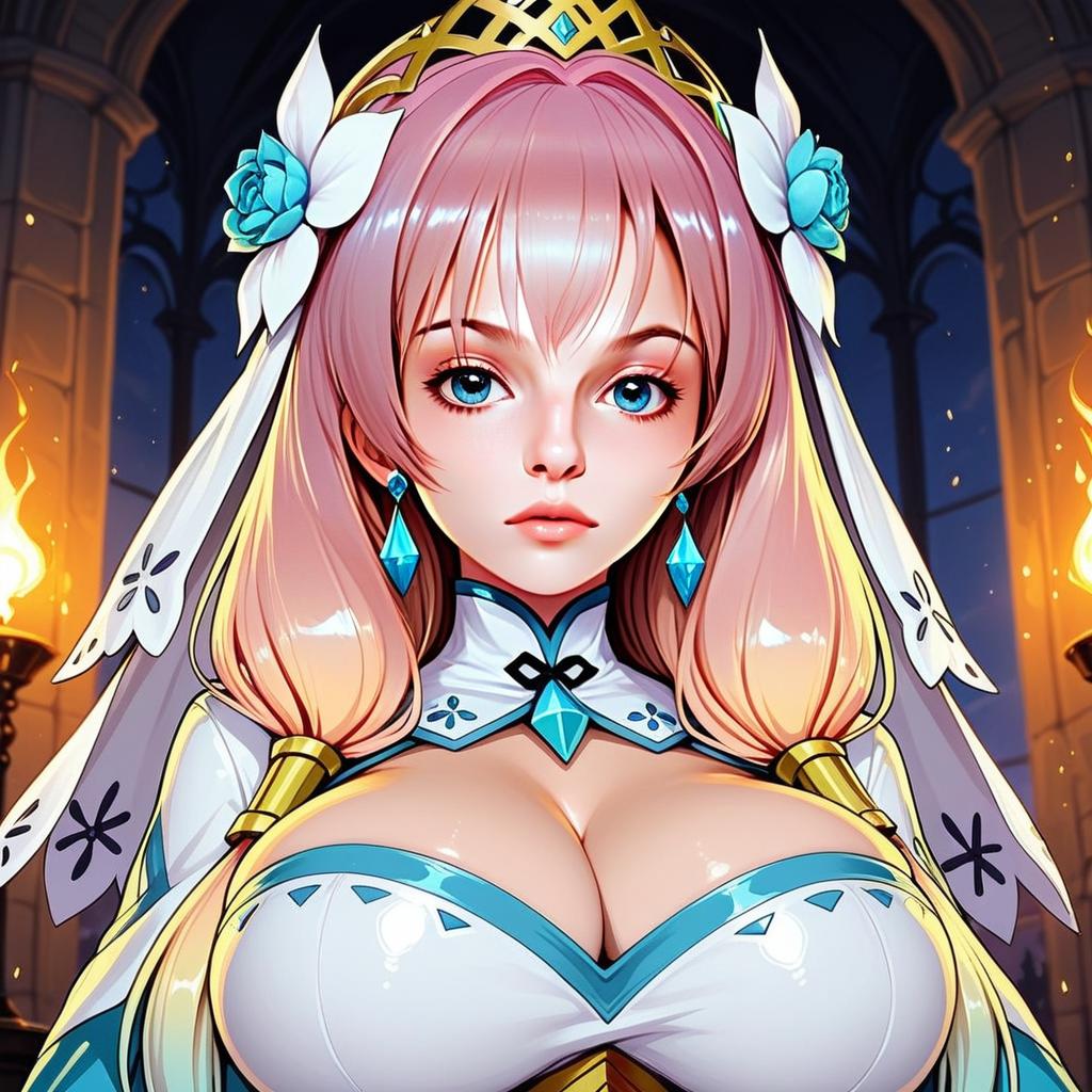 Gunnthrá Fire Emblem Digital Illustration Anime Style Portrait