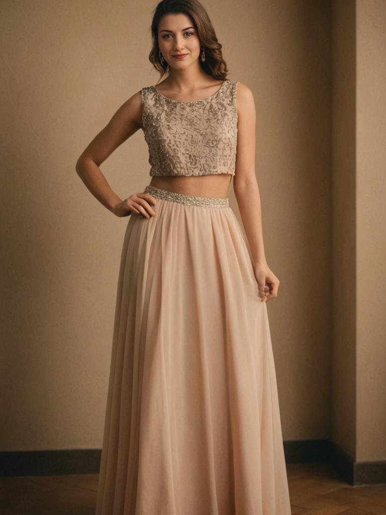 Elegant Eastman Film Stock-Inspired Evening Gown