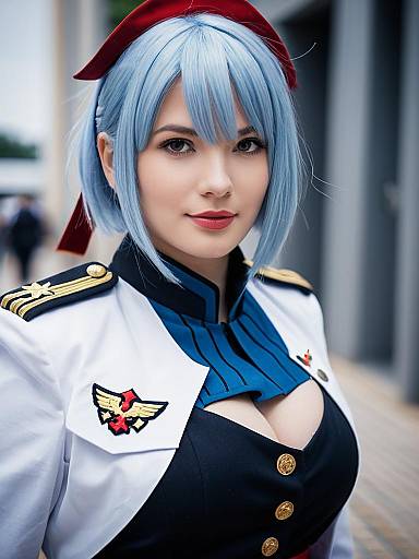Admiral Graf Spee Cosplay Azur Lane Realistic Portrait