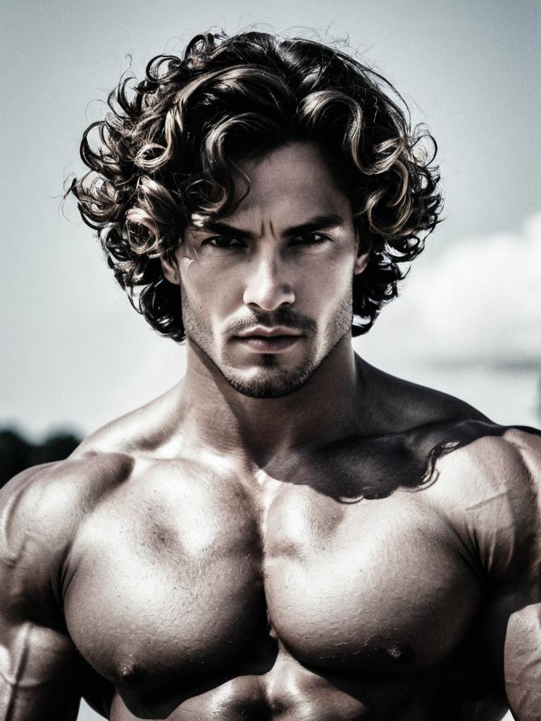 Muscular Man Outdoors