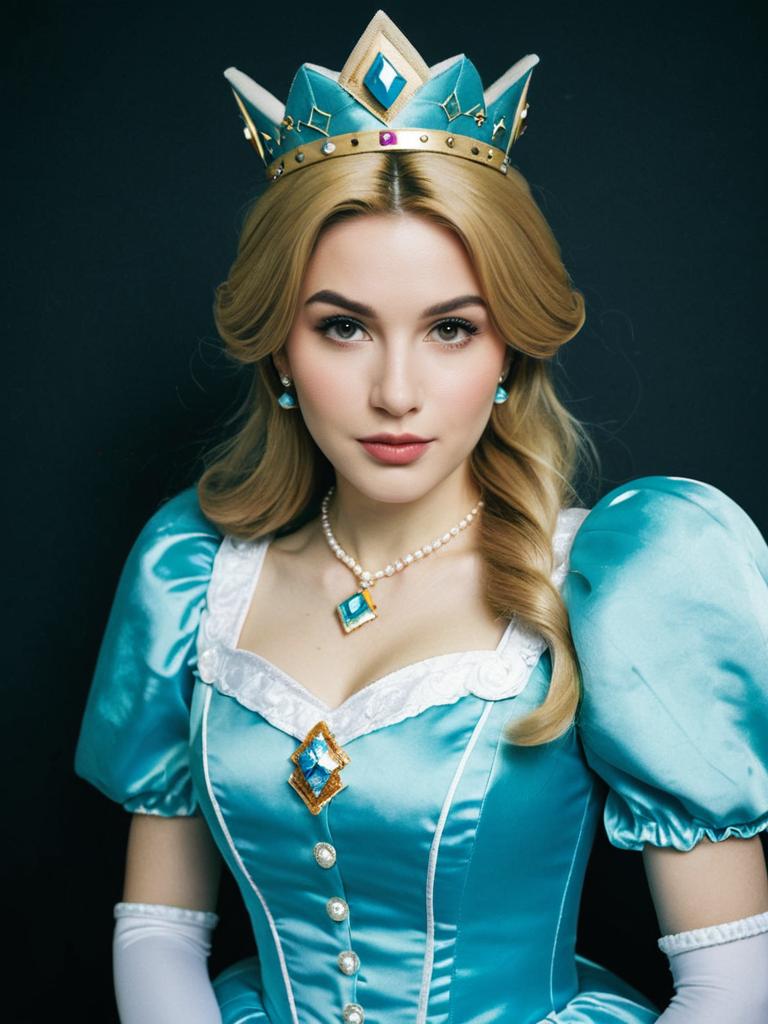 Princess Rosalina Costume Woman Detailed Studio Cosplay Portrait