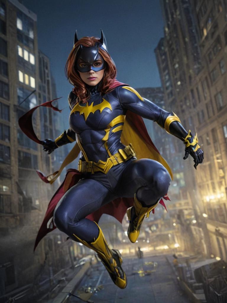 Batgirl Cosplay - Barbara Gordon in Action