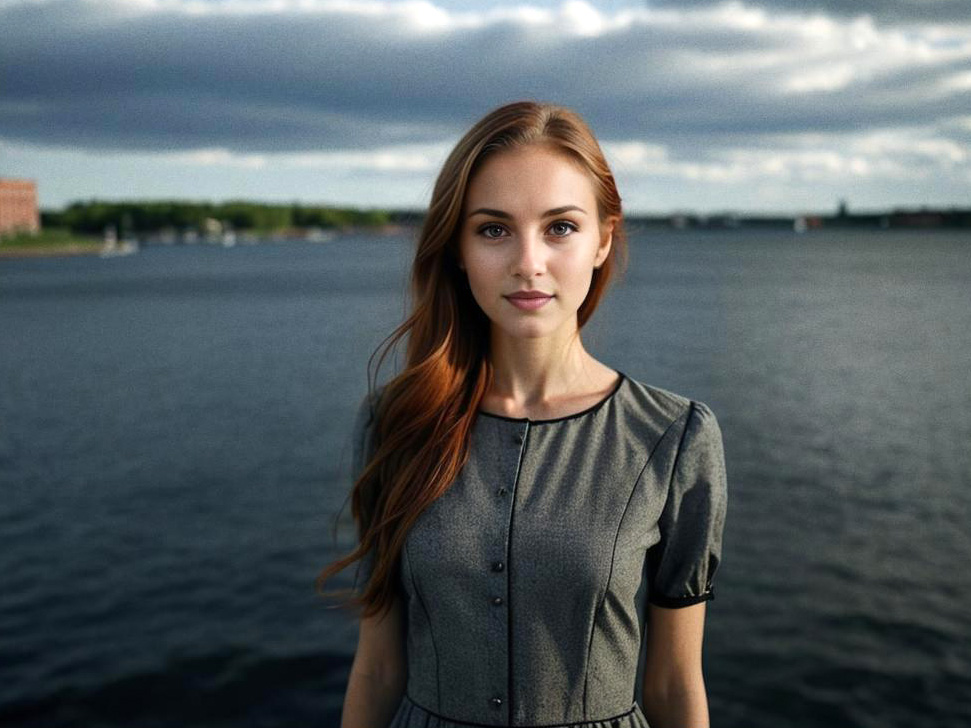 Young Woman by Water