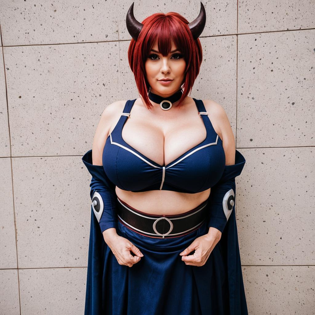 Amaha Masane Cosplay Woman in Detailed Anime-Inspired Costume