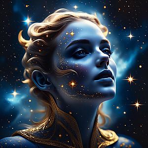 Celestial Woman Portrait