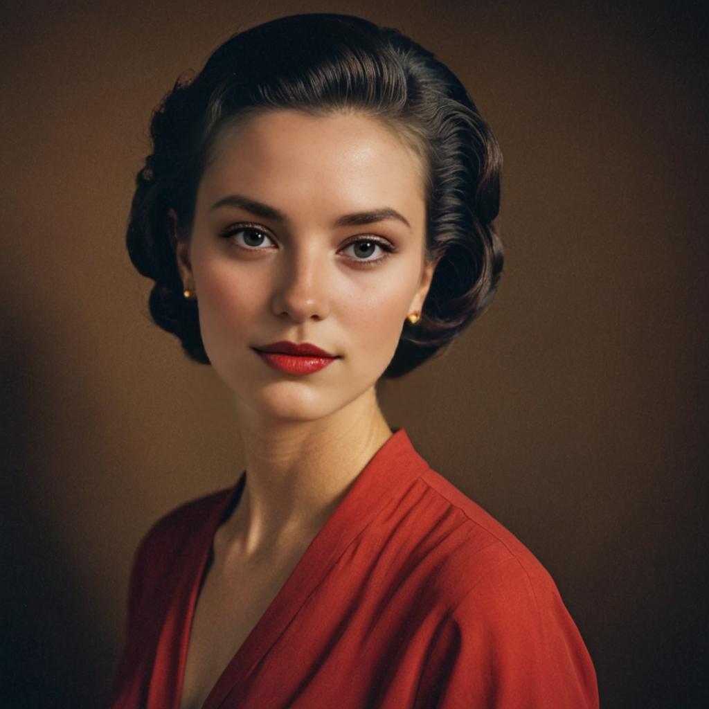 Elegant Portrait of a Timeless Woman