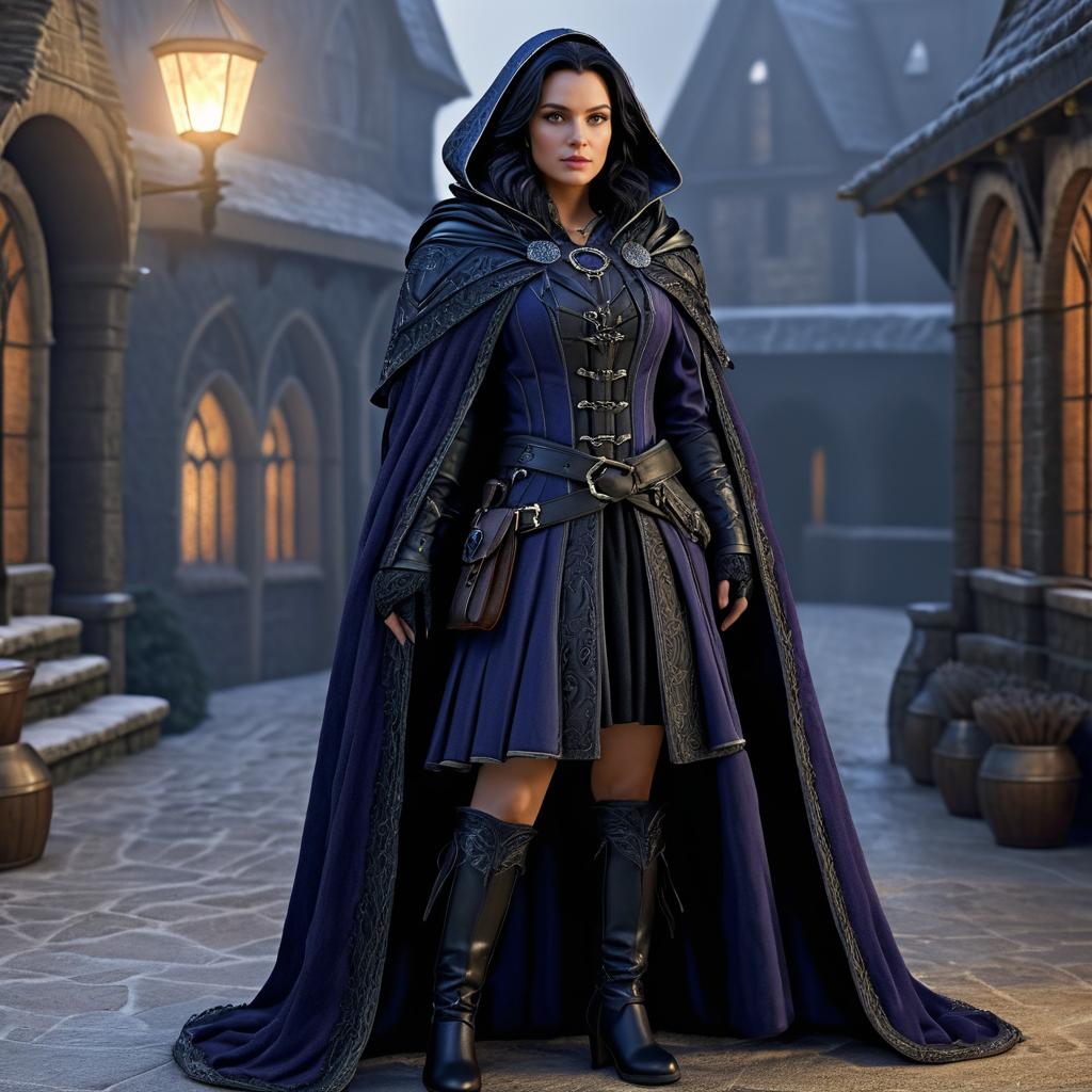 Raven from DC Comics in Enchanting Setting