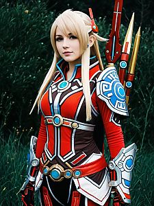 Realistic Nia Xenoblade Chronicles Woman Cosplay Costume