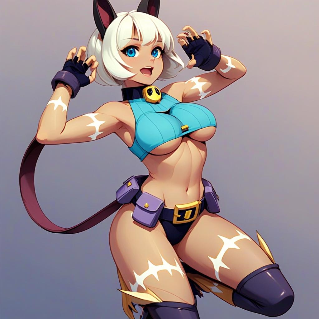 Ms. Fortune Inspired Character Illustration from Skullgirls