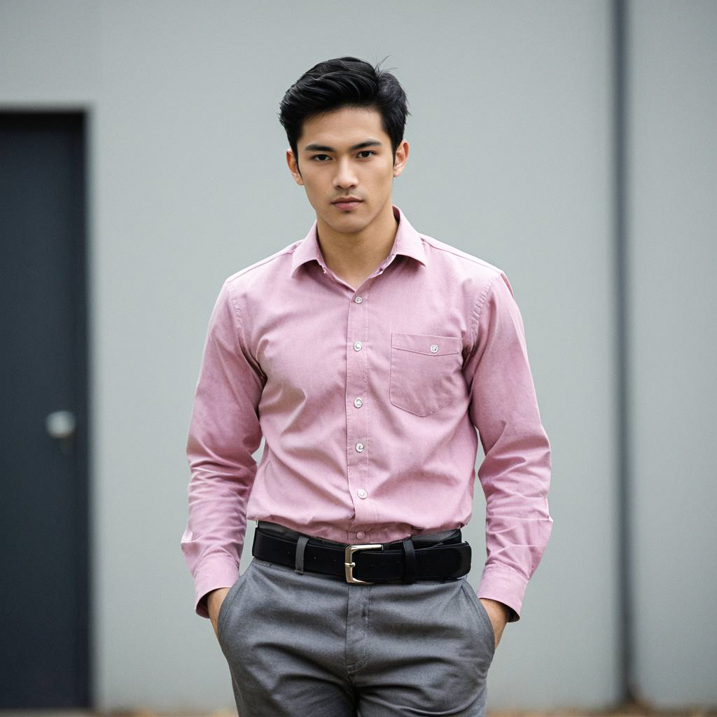 Young Man in Casual Business Attire Young Man in Casual Business Attire