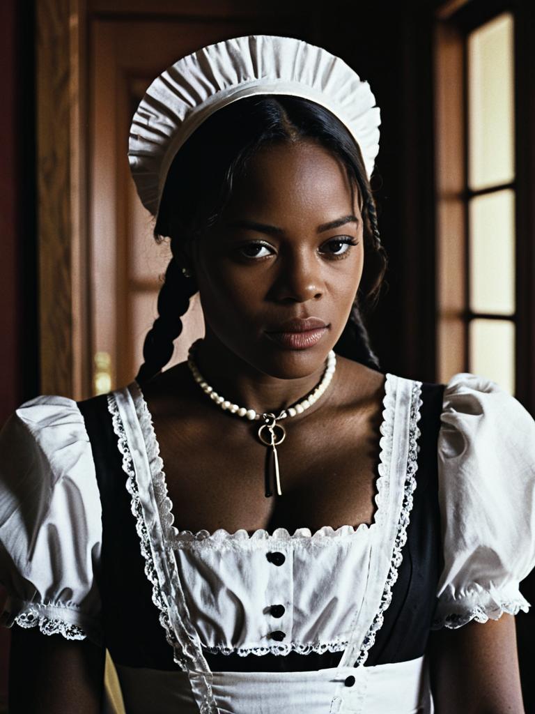 Django Unchained Style Maid Costume Portrait