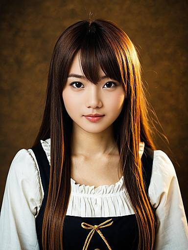 Sexy Cosplay Woman Wearing Sawako Yamanaka Costume